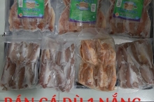 Bán cá đù một nắng giá 120k/ 1kg bao síp